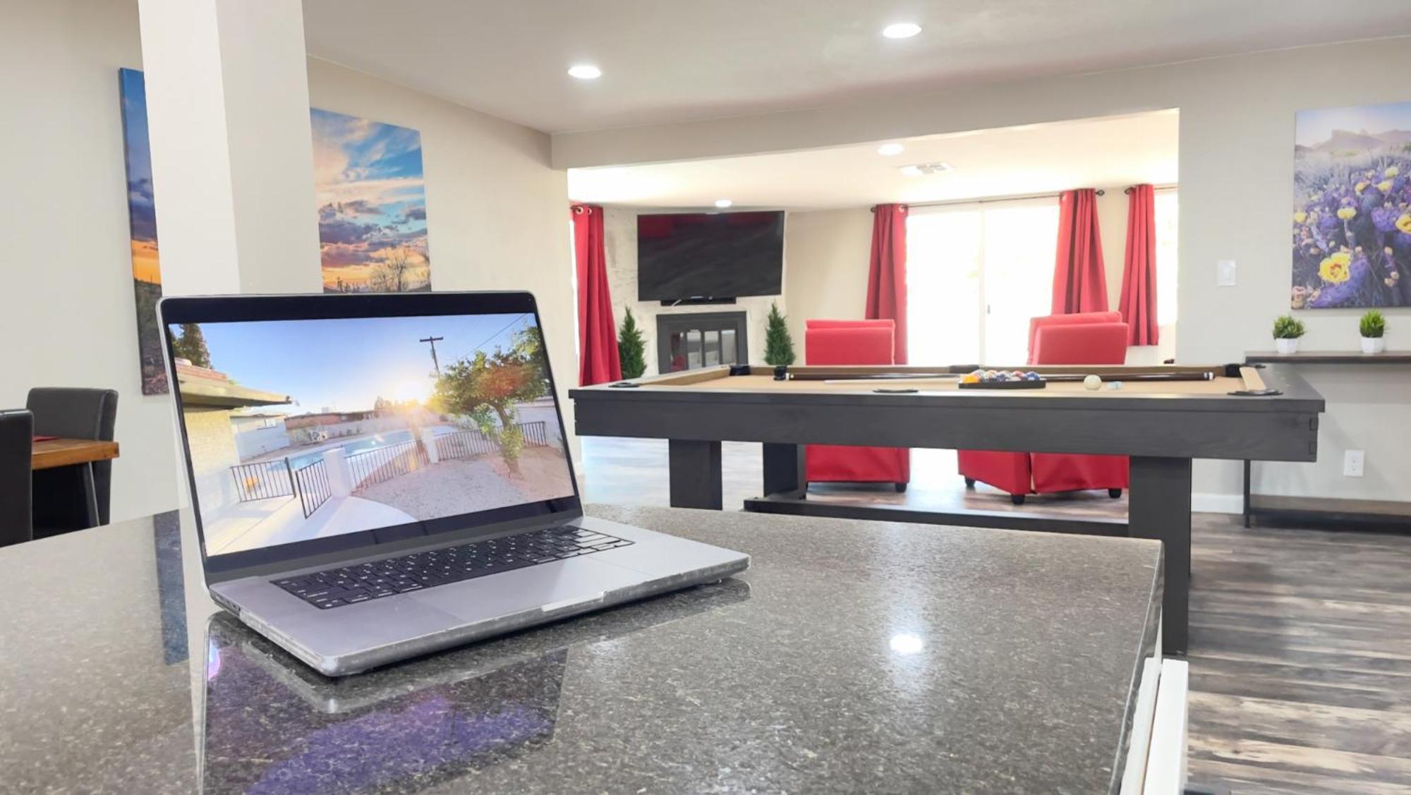 Private Home - Heated Pool, Billiards, Darts, Foosball, Fireplace, 5 Smart Tvs, Bbq, Cotton Bedding - The Saguaro Sanctuary, Pool Heat Optional Tucson Eksteriør billede
